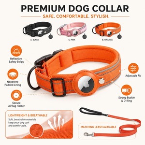Collier de suivi intelligent pour animaux de compagnie en nylon avec localisateur, couleur rouge, collier <span class=keywords><strong>GPS</strong></span> pour <span class=keywords><strong>chien</strong></span> - Product Image 2