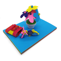 Colored Gift Wrapping Paperboard 50*70cm DIY Handmade A4 Corrugated Paper