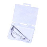 Vente en gros C J I Shape Perruque Extension de cheveux Aiguille incurvée pour la fabrication de perruques Aiguille à coudre à la main