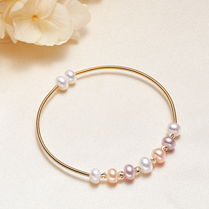 Venta al por Mayor de Joyería de Perlas de Agua Dulce de Zhuji, Transmisión en Vivo por Celebridades de Internet, Puestos Pequeños para Pulseras y Brazaletes de Perlas - Product Image 2