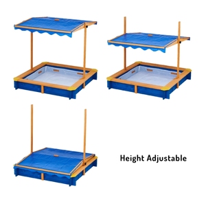 <span class=keywords><strong>Bac</strong></span> <span class=keywords><strong>à</strong></span> <span class=keywords><strong>sable</strong></span> en bois d'extérieur avec couvercle, auvent rotatif et <span class=keywords><strong>hauteur</strong></span> réglable, <span class=keywords><strong>bac</strong></span> <span class=keywords><strong>à</strong></span> <span class=keywords><strong>sable</strong></span> de jardin - Product Image 5