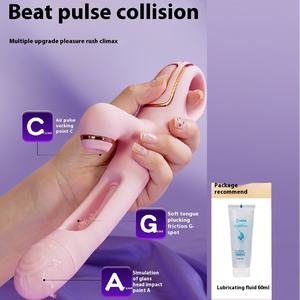 Vibromasseur entièrement automatique alimenté par USB Picking Tim Beat Dildo avec oscillateur haute fréquence Sale Tone pour la masturbation du clitoris - Product Image 6