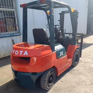 Chariot élévateur Toyota d'occasion 2 tonnes, moteur à combustion interne japonais FD20, 3800 kg, 0-2000 heures, rapport de stock et inspection vidéo fournis - Product Image 3
