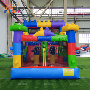 Winsun Bán hàng nóng sân chơi vui vẻ bên khối trượt bơm hơi thương mại Nhà bị trả lại kết hợp - Product Image 4