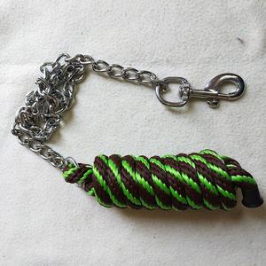 Corde en polypropylène solide robuste avec chaîne en métal pour cheval, bétail et bétail Corde en polypropylène durable avec chaîne en fer - Product Image 6