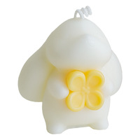 Idea de Regalo para el Festival de Medio Otoño: Vela Aromática Decorativa con Figura de Conejo, Hecha a Mano con Cera de Soja, Diseño Lindo, China