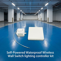 Kit de Interruptor de Luz Inalámbrico Cinético OEM ODM de China, Interruptor de Pared Inalámbrico Impermeable IP44 para Proyectos de Ingeniería a Gran Escala