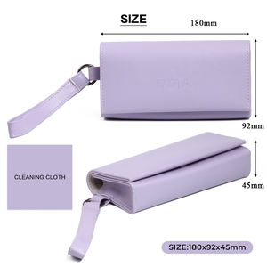 プレミアムムーティカラーギフトボックスカスタムロゴ & ハンドメイドケースマグネット付きハイエンドPUアイウェアパッケージサングラスボックス - Product Image 6