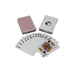 WJPC-Großhandel Jumbo Index Spielkarten Angepasst Poker Karte Dekorationen