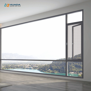 Finestre in Alluminio Certificate NFRC con Vetro Temperato Triplo, Finestre per Climi Freddi, Finestra a Battente con Zanzariera - Product Image 1