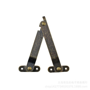 Soporte de esquina de latón estilo antiguo de 145 mm para caja de madera - Product Image 4