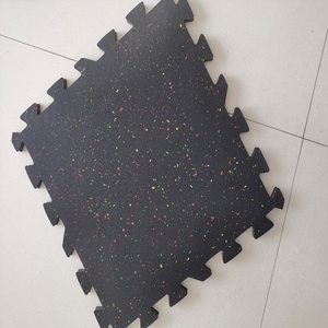 Hot bán Câu đố Tập thể dục mat cao su lồng vào nhau gạch lát sàn cho Workout phòng tập thể dục sàn - Product Image 2