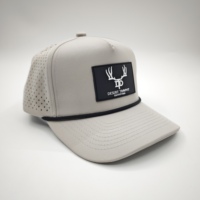 Casquettes de baseball respirantes perforées au laser pour hommes, ajustables, à fermeture snapback, personnalisées, haute performance, pour la chasse et le sport