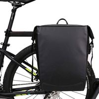 Sacoche de vélo pour porte-bagages arrière, certifiée BSCI, étanche, avec housse de pluie pour le cyclisme