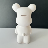 Vente en gros : Figurine ours tirelire à effet d'art fluide pour enfants et décoration de bureau