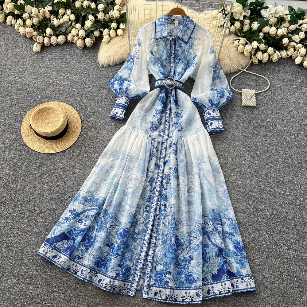 casual floral a line dress Amazon.com: Women's Vintage Floral Print A-Line Midi Dress with Pockets
