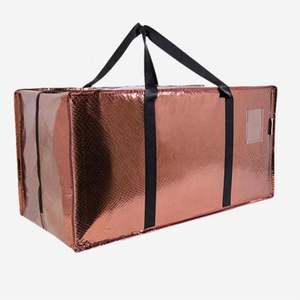 <b>Large</b> Capacity <b>Extra</b> <b>Large</b> Heavy Duty Polypropylene Pp Woven Moving Storage Bags With Zippers - Product Image 5