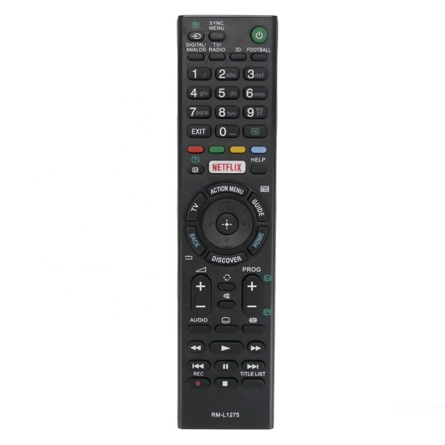 New Universal Remote Control RM-L1275 with Netflix Button for Sony LED TV RM-ED036 RM-GA019 RM-YD005