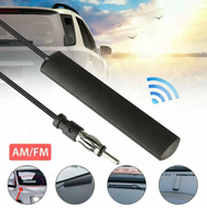 Antenne de voiture amplifiée discrète DC 5-12V 85-860Mhz, amplificateur de signal radio électronique AM/FM pour voiture et camion