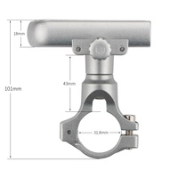 GUB P40 Support de téléphone pour vélo Support de téléphone pour moto Support pour guidon de vélo Support pour moteur de scooter