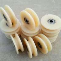 Galet de remplacement en nylon pour palan de grue, roue de guidage en nylon moulé pour câble métallique, autolubrifiant, longue durée de vie