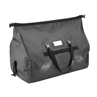 Nouveau Sac de Voyage de Luxe Noir de Marque Tendance, Sac Polochon Tactique Imperméable Personnalisé en Python pour Femme