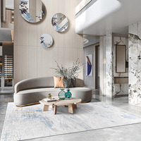 New Design Teppiche Wohnzimmer große Luxus schwarz grau Teppiche Boden Alf ombras