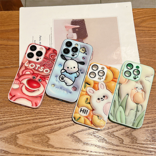 Custom Three-Dimensional 3D Effect TPU+PC Wireless Charging Shockproof Waterproof Phone Case for for S23 Ultra