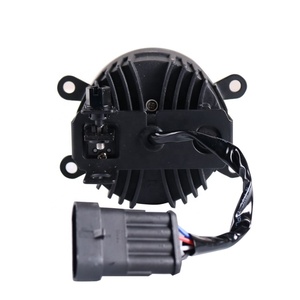 New 2pcs LED Fog Light Assembly LED DRL Car Universal Type 5000K-6000k LED Fog Lens Headlight Assembly 3 in 1 Fog Lights - Product Image 3