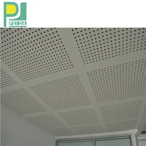 Produsen Papan Insulasi Termal Gypsum Pabrik Panel Staples Berlubang 8 Kaki