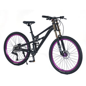 <span class=keywords><strong>VTT</strong></span> Tout Suspendu 27,5 Pouces 9 Vitesses pour Adulte, Vélo de Course Direct Usine - Product Image 1