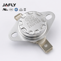 Thermostat bimétallique KSD301 220V/16A NC et thermostat à action rapide à réinitialisation automatique pour petits appareils électroménagers