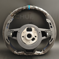 Volant en carbone forgé de style R8 pour VW Volkswagen Golf 5 6 7 7.5 R MK5 MK6 MK7 GTI Passat B6 B7 B8 Jetta Tiguan