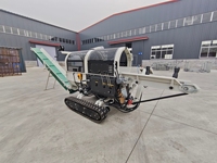 Processeur de bois industriel sur chenilles de 20 tonnes entièrement hydraulique avec moteur diesel, machine forestière à haute efficacité et travail en extérieur