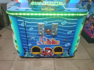 Vui Chơi Giải Trí <span class=keywords><strong>2P</strong></span> Trong Nhà Đồng Tiền Hoạt Động <span class=keywords><strong>Arcade</strong></span> Trẻ Em Của Trò Chơi Câu Cá Máy Đứng Tủ Máy Trò Chơi Cho Bán - Product Image 6