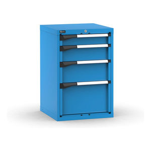 Cajonera de encimera azul Fami Master con 4 cajones ajustables 561x573x850mm - Product Image 1