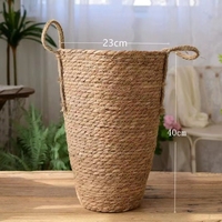 2025 nouveau Style nordique maison décorative Pots de fleurs tressé rotin matériel pour décorations de fête à la maison