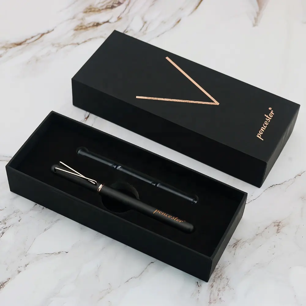 Unique Luxury christmas Teacher's day business gift set fountain pens, pen fountain gift pen box