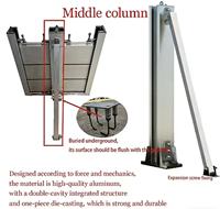 Barrera Contra Inundaciones de Aluminio, Fácil de Instalar, para Puerta de Garaje, Resistente a Tormentas, Modular, Impermeable