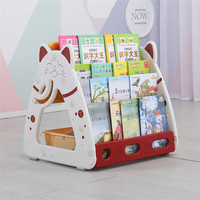 Multifonctionnel enfants planche à dessin bébé en plastique armoire de rangement pliable étagère