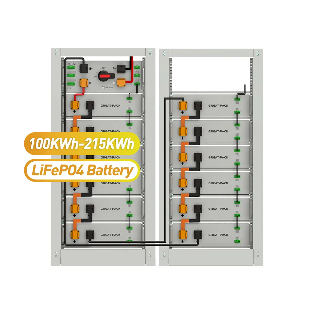 OEM Design ciclo profondo batteria ad alta tensione agli ioni di litio 15Kwh 100 di accumulo solare Ah LiFePO4 cella della batteria