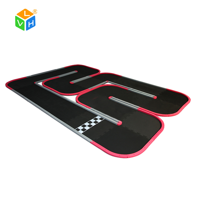 Pengiriman Cepat DIY RC P Mirip Track Balap Mobil Runway Imat Pista 1/28 Skala Mini-z RC Track