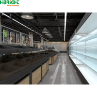 Globale Retail Consultant Turnkey Metal Heavy Duty Fruit- en Groentewinkel Pakketontwerp Installatie Complete Winkelinrichting Expert