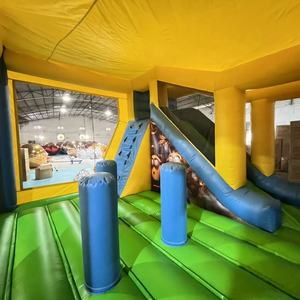 Parcours d'obstacles gonflable commercial avec toboggan, <span class=keywords><strong>jeu</strong></span> d'obstacles rebondissants pour enfants - Product Image 6