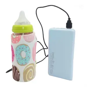 Biểu Tượng Tùy Chỉnh USB Sữa Ấm Hơn Cách Nhiệt Túi Du Lịch Cầm Tay Cup Warmer Bé Nursing Chai Bé Nursing Chai Nóng