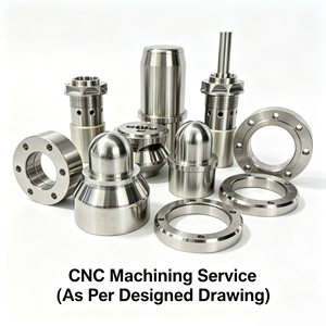 Composants d'échappement usinés CNC pour systèmes automobiles de course, en acier inoxydable Inconel 718 haute température, fraisage et perçage - Product Image 1