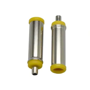 High Quality Factory Price 5.0*1.0mm 5010 Tube Nickel Plated Yellow Plastic Male TV DC Power Jack Plug Connector