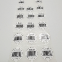 Étiquettes d'avertissement multicouches professionnelles en PVC adhésif, pelables et réutilisables, autocollants imperméables pour livrets pliables, pour pots de bougies parfumées