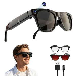 Lunettes Intelligentes IA Mains Libres avec Assistant IA Hors Ligne, Caméra 8MP, Reconnaissance IA, Enregistrement et Traduction Vidéo via Bluetooth - Product Image 1