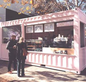 Tùy Chỉnh Thiết Kế 40ft Sang Trọng Di Động Di Động <span class=keywords><strong>Container</strong></span> Nước Trái Cây Thanh 40 Ft Prefab Vận Chuyển <span class=keywords><strong>Container</strong></span> Quán Cà Phê Và Nhà Hàng - Product Image 4